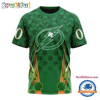NHL Tampa Bay Lightning Special St. Patrick's Day All Over Print Shirts