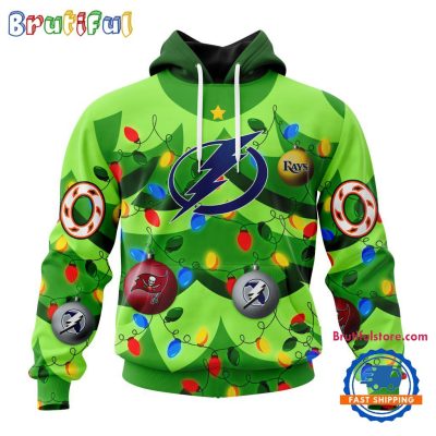 NHL Tampa Bay Lightning Specialized Christmass Tree Color And City's Sport Teams Hoodie, Sweatshirt, T Shirt