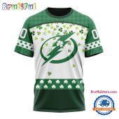 NHL Tampa Bay Lightning St. Patrick's Day For Hockey Fans New Design T Shirt