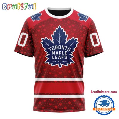 NHL Toronto Maple Leafs Hockey Team Gift For Valentines Day TShirt, Sweatshirt, Hoodie