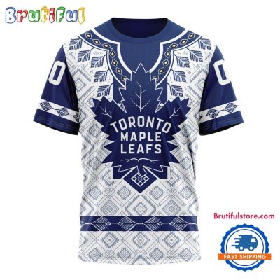 NHL Toronto Maple Leafs Hockey Team Native Heritage Design T Shirt, Hoodie, Sweatshirt