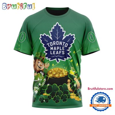 NHL Toronto Maple Leafs Personalize St. Patrick's Day Hockey Team T Shirt, Hoodie, Sweatshirt