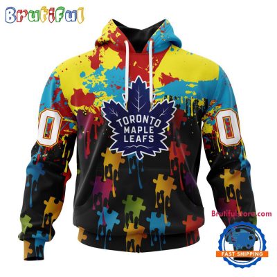 NHL Toronto Maple Leafs Special Autism Awareness Custom Hoodie, Sweatshirt, TShirt