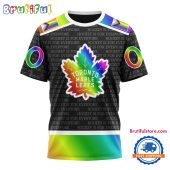 NHL Toronto Maple Leafs Special LGBT Pride Is For Everyone Hockey Design T Shirt, Sweatshirt, Hoodie