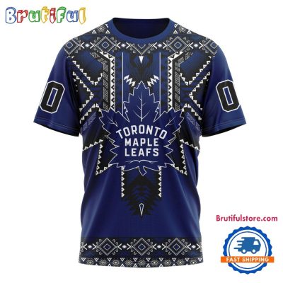 NHL Toronto Maple Leafs Special Native American Heritage Design T Shirt, Hoodie, Sweatshirt