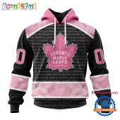 Nhl Toronto Maple Leafs Special Pink Fight Breast Cancer Art Hoodie T Shirt Sweatshirt3498.jpg - demo10