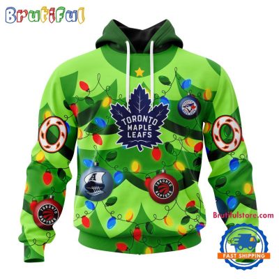 NHL Toronto Maple Leafs Specialized Christmass Tree Color And City's Sport Teams Hoodie, Sweatshirt, T Shirt