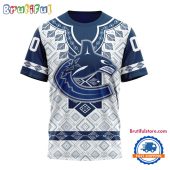 NHL Vancouver Canucks Hockey Team Native Heritage Design T Shirt, Hoodie, Sweatshirt