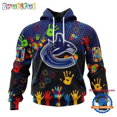 NHL Vancouver Canucks Special Autism Awareness Personalization Hoodie, TShirt, Sweatshirt