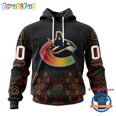 NHL Vancouver Canucks Special Design For Black History Month Hoodie, TShirt, Sweatshirt