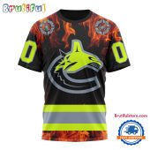 NHL Vancouver Canucks Special Honoring Firefighters Design T Shirt, Hoodie, Sweatshirt