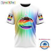 NHL Vancouver Canucks Special LGBT Design For Pride Month T Shirt, Sweatshirt, Hoodie