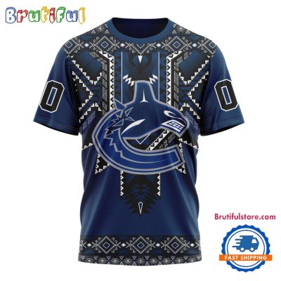 NHL Vancouver Canucks Special Native American Heritage Design T Shirt, Hoodie, Sweatshirt