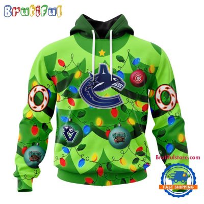 NHL Vancouver Canucks Specialized Christmass Tree Color And City's Sport Teams Hoodie, Sweatshirt, T Shirt