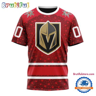 NHL Vegas Golden Knights Hockey Team Gift For Valentines Day TShirt, Sweatshirt, Hoodie