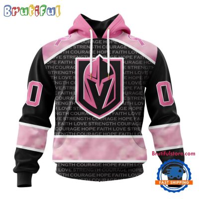 NHL Vegas Golden Knights Special Pink Fight Breast Cancer Art Hoodie, T Shirt, Sweatshirt