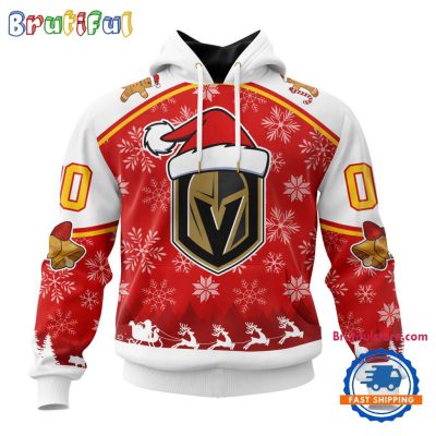 NHL Vegas Golden Knights Special Santa Hats Logo Team Merry Christmas Hoodie, TShirt, Sweatshirt