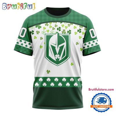 NHL Vegas Golden Knights St. Patrick's Day For Hockey Fans New Design T Shirt