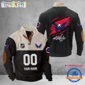Nhl Washington Capitals Hockey Team Custom Name And Number Buttoned Collar Sweatshirt6112.jpg - demo10