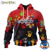 NHL Washington Capitals Special Autism Awareness Personalization Hoodie, TShirt, Sweatshirt
