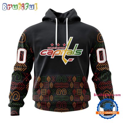 NHL Washington Capitals Special Design For Black History Month Hoodie, TShirt, Sweatshirt