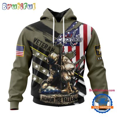 NHL Washington Capitals Special Hockey Honor Veterans And Their Families Hoodie, TShirt, Sweatshirt