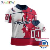 NHL Washington Capitals Special Home Mix Away Short Sleeve Hoodie