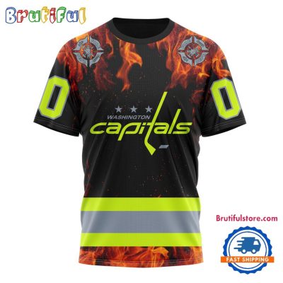 NHL Washington Capitals Special Honoring Firefighters Design T Shirt, Hoodie, Sweatshirt