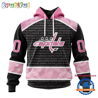 NHL Washington Capitals Special Pink Fight Breast Cancer Art Hoodie, T Shirt, Sweatshirt