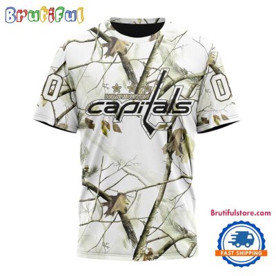 NHL Washington Capitals Special White Winter Hunting Camo T Shirt, Hoodie, Sweatshirt