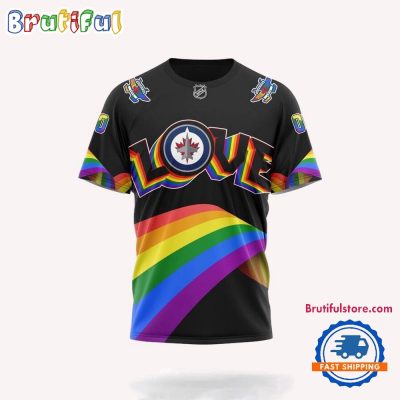 NHL Winnipeg Jets Lover LGBT Pride Month Personalized T Shirt, Hoodie, Sweatshirt