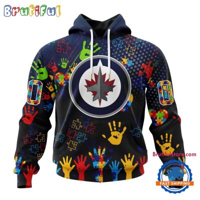 NHL Winnipeg Jets Special Autism Awareness Personalization Hoodie, TShirt, Sweatshirt