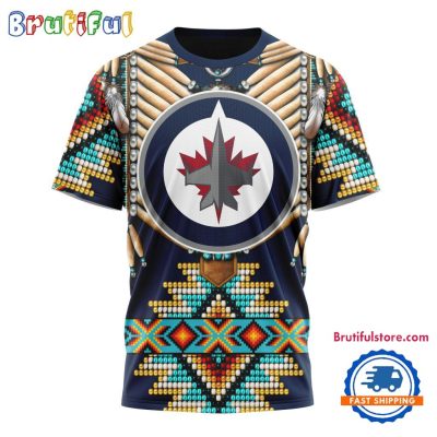 NHL Winnipeg Jets Special Native American Costume Hockey Team Design T Shirt, Hoodie, Sweatshirt
