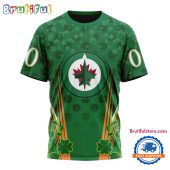 NHL Winnipeg Jets Special St. Patrick's Day All Over Print Shirts