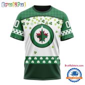 NHL Winnipeg Jets St. Patrick's Day For Hockey Fans New Design T Shirt