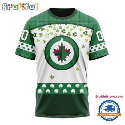 NHL Winnipeg Jets St. Patrick's Day For Hockey Fans New Design T Shirt