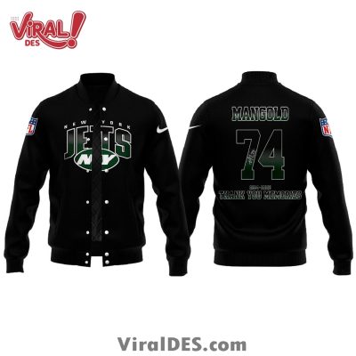 Nick Mangold Thank You Memories 1984 - 2025 Baseball Jacket