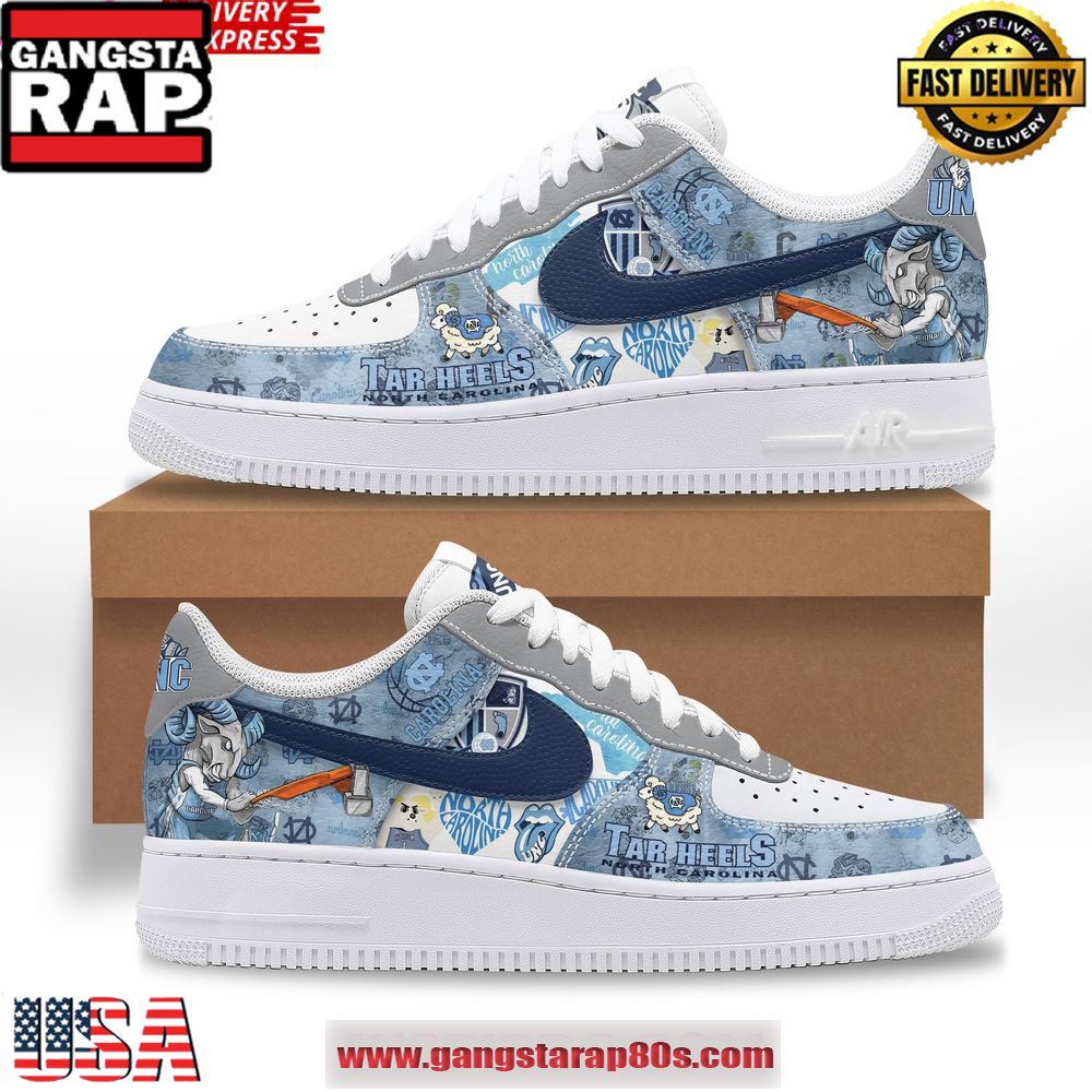 North Carolina Tar Heels Spirit Limited Edition Air Force 1 Sneakers Shoes North Carolina Tar Heels Spirit Limited Edition Air Force 1 Sneakers Shoes