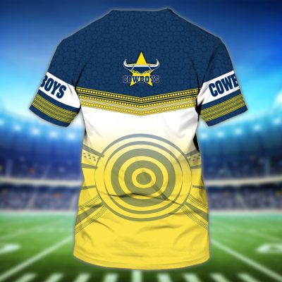 North Queensland Cowboys NRL Personalized Name 3D Tshirt