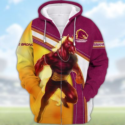 NRL Brisbane Broncos 3D Hoodie/ZIP/Tee/Polo/Hawaii/Bomber/Sweater