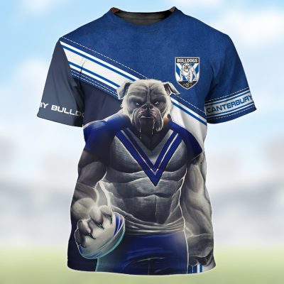 NRL Canterbury Bulldogs 3D Hoodie/ZIP/Tee/Polo/Hawaii/Bomber/Sweater