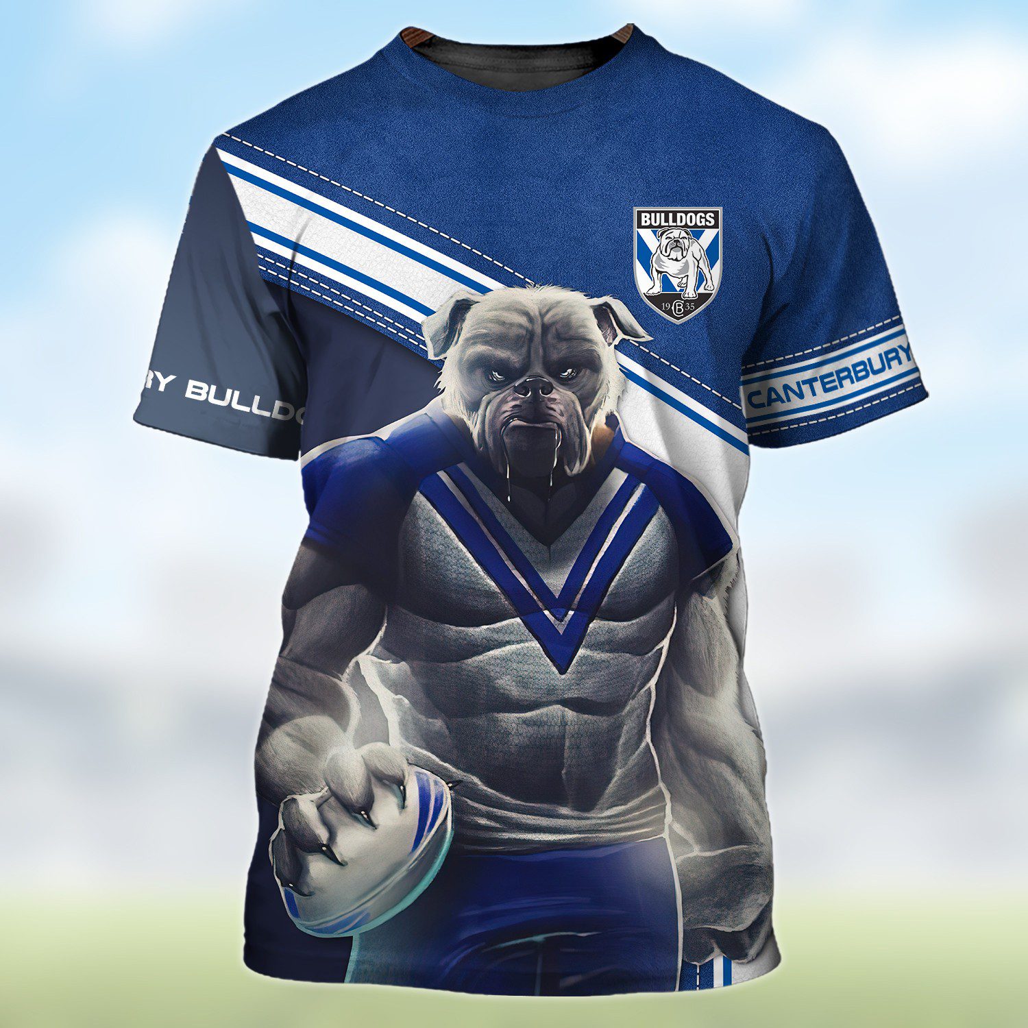 NRL Canterbury Bulldogs 3D Hoodie/ZIP/Tee/Polo/Hawaii/Bomber/Sweater NRL Canterbury Bulldogs 3D Hoodie/ZIP/Tee/Polo/Hawaii/Bomber/Sweater
