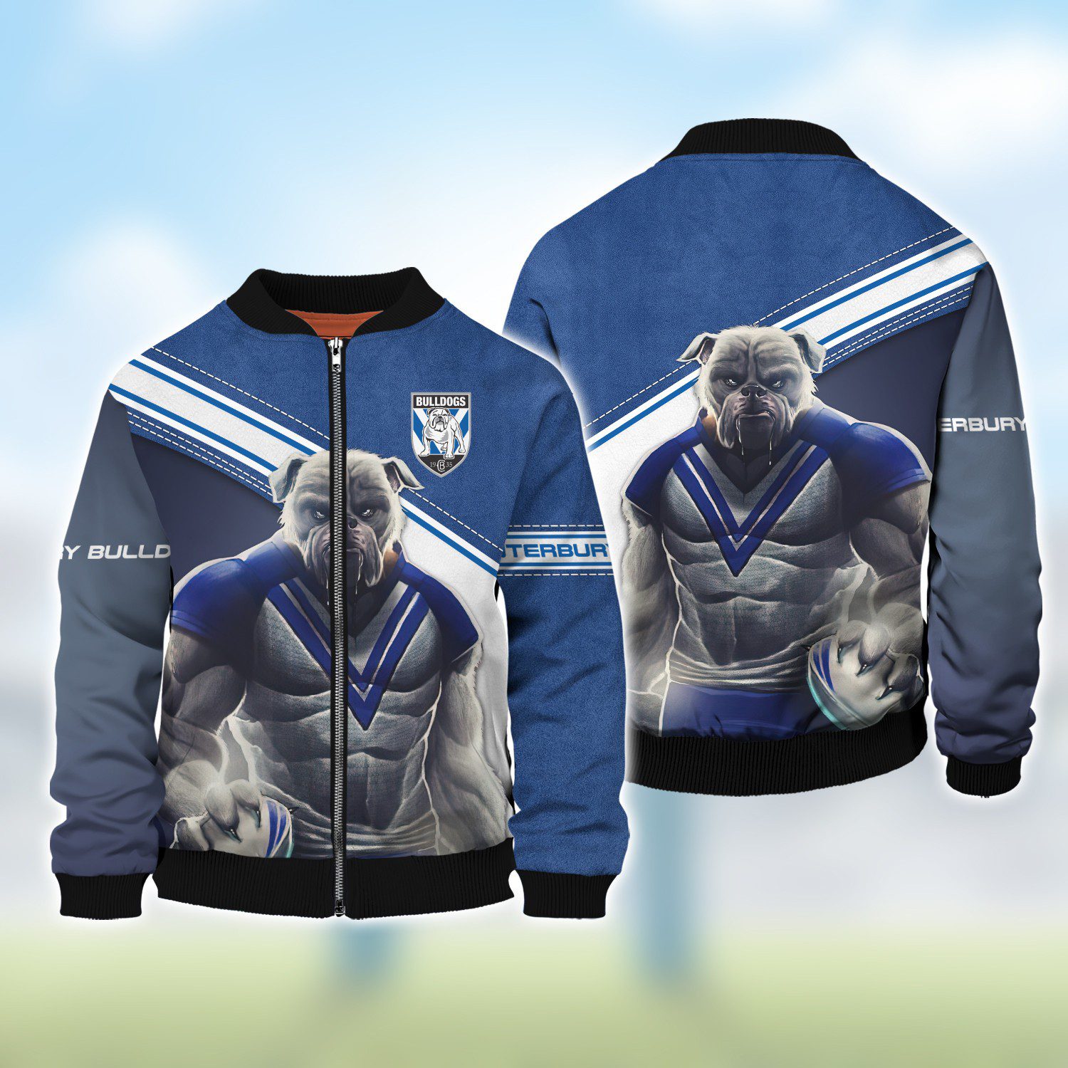 NRL Canterbury Bulldogs 3D Hoodie/ZIP/Tee/Polo/Hawaii/Bomber/Sweater NRL Canterbury Bulldogs 3D Hoodie/ZIP/Tee/Polo/Hawaii/Bomber/Sweater