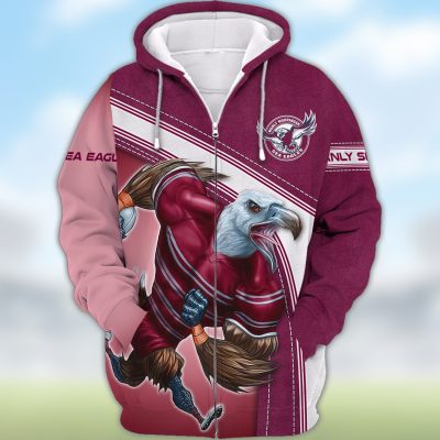 NRL Manly Sea Eagles 3D Hoodie/ZIP/Tee/Polo/Hawaii/Bomber/Sweater