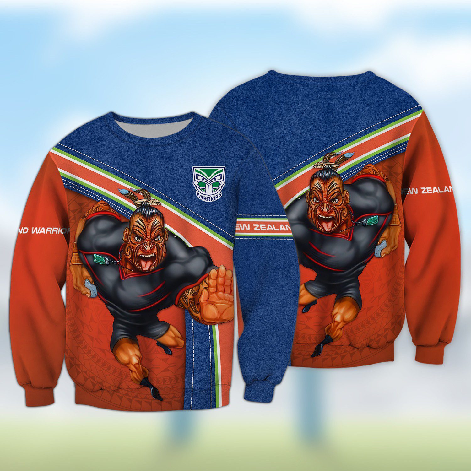 NRL New Zealand Warriors 3D Hoodie/ZIP/Tee/Polo/Hawaii/Bomber/Sweater NRL New Zealand Warriors 3D Hoodie/ZIP/Tee/Polo/Hawaii/Bomber/Sweater