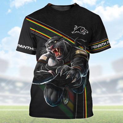 NRL Penrith Panthers 3D Hoodie/ZIP/Tee/Polo/Hawaii/Bomber/Sweater