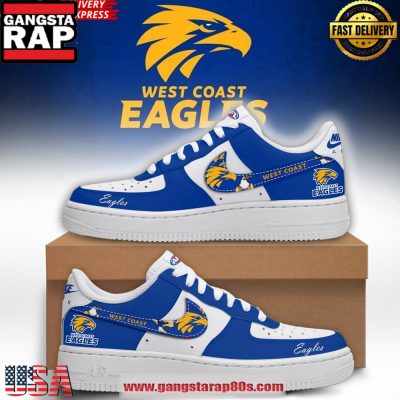NRL West Coast Eagles New Edition Air Force 1 Sneakers Shoes