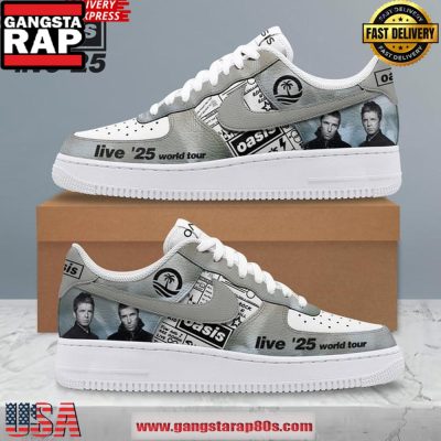 Oasis Live '25 World Tour Limited Nike Air Force 1 Sneakers Shoes