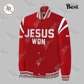 Ohio State Jesus Won Baseball Jacket Rocking Picture - demo10