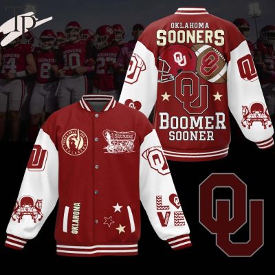 Okalahoma Sooners Boomer Sooner Baseball Jacket